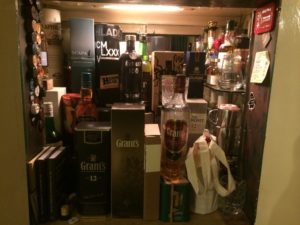 whisky cabinet