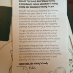 SMWS Membership Welcome Pack