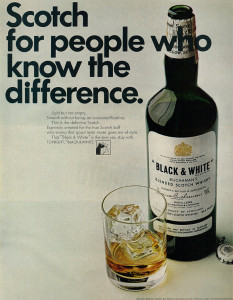 Old school whisky advertising