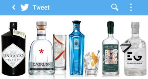 5 Gin Brands Twitter