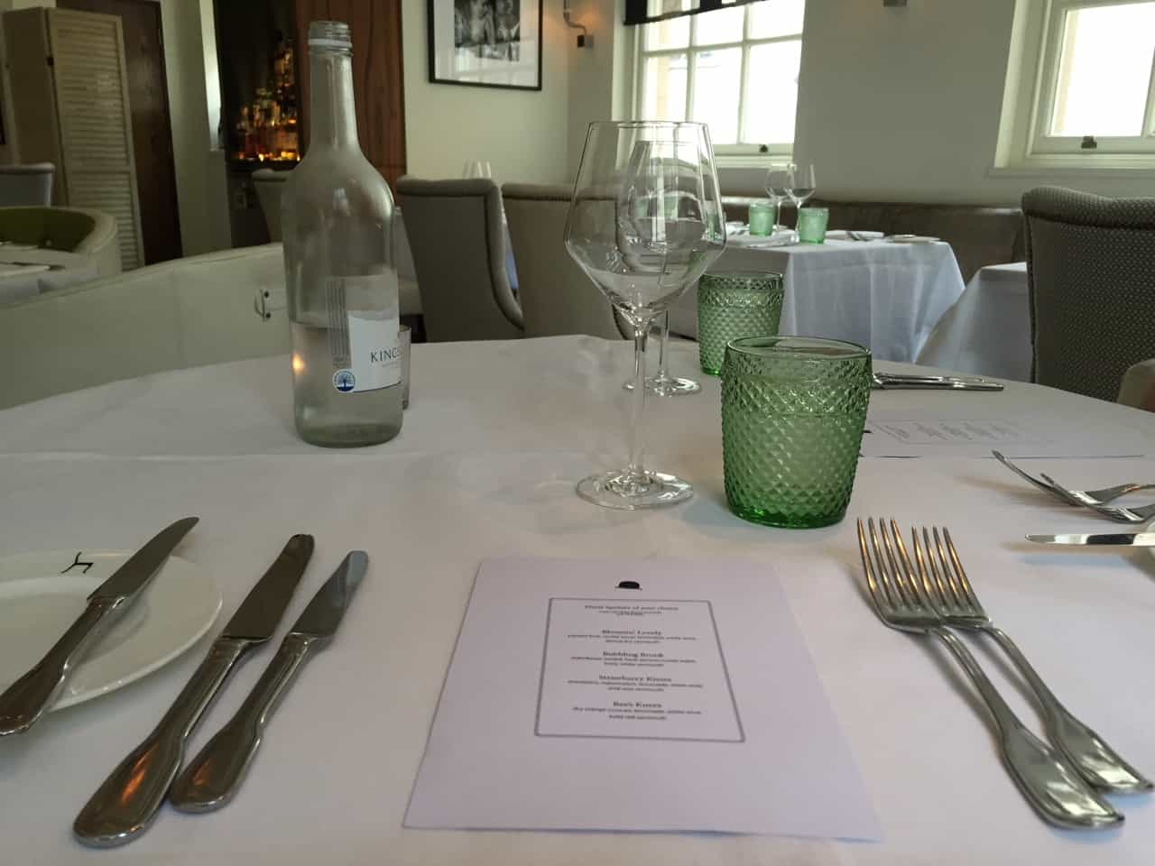 Blades Restaurant Mayfair review, situated in the Silver Room at Hush