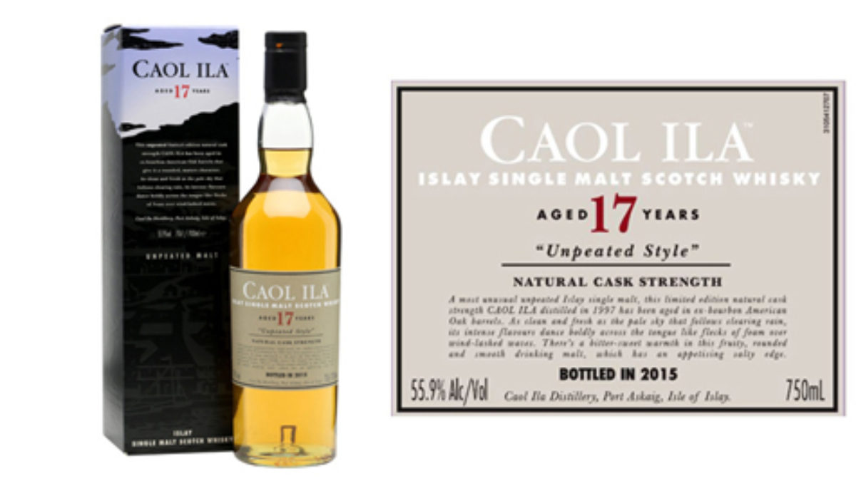 Caol Ila 17 Year Old Islay Single Malt Scotch Whisky Review