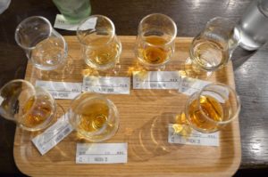 Japanese whisky tasting