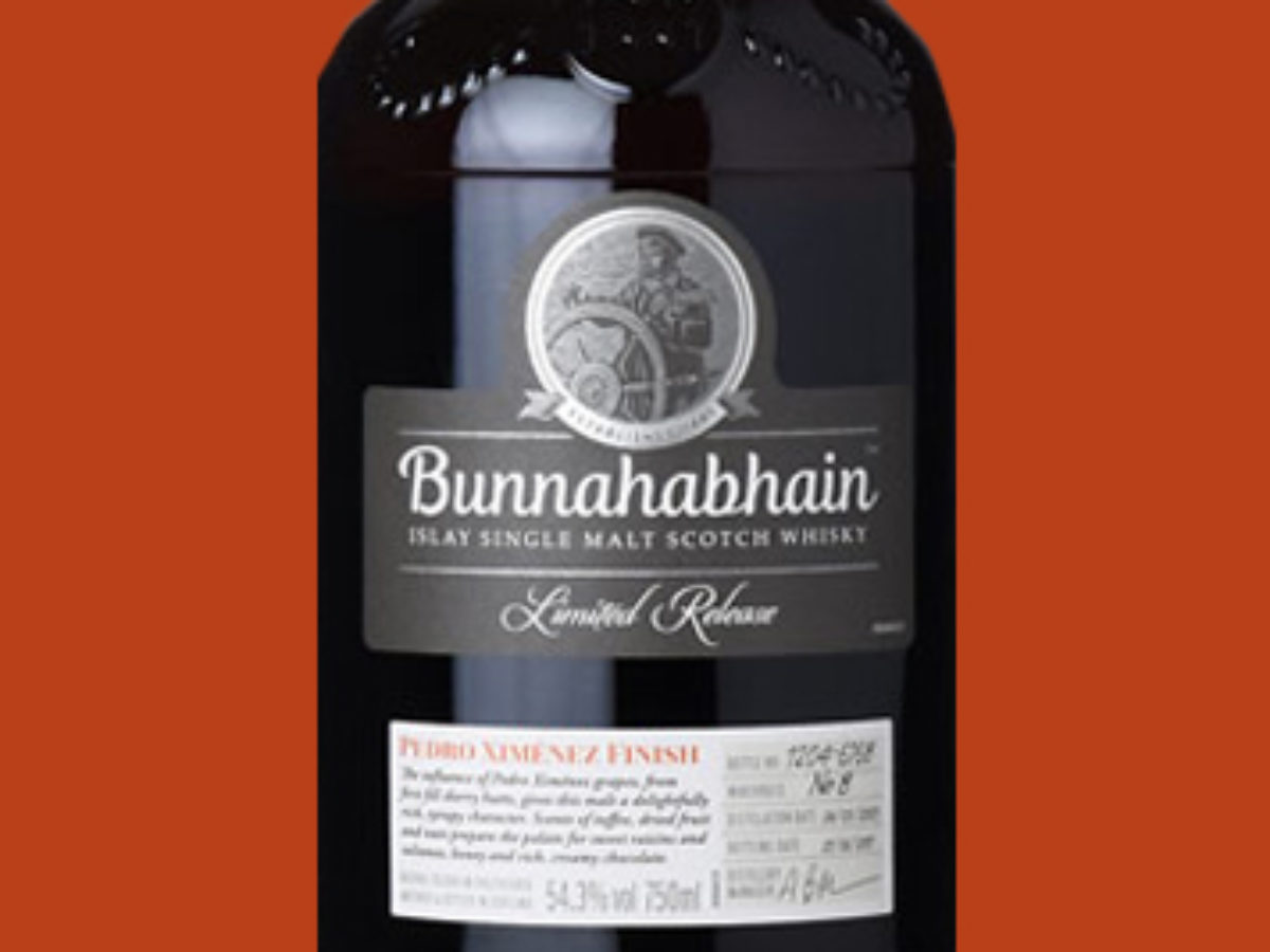 Bunnahabhain Pedro Ximenez 14 Year Old Islay Single Malt Scotch