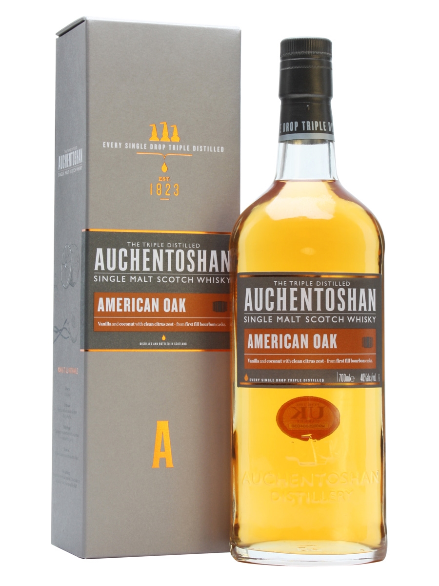 Auchentoshan. Виски Окентошен Американ ОАК. Виски Auchentoshan American 0.7.