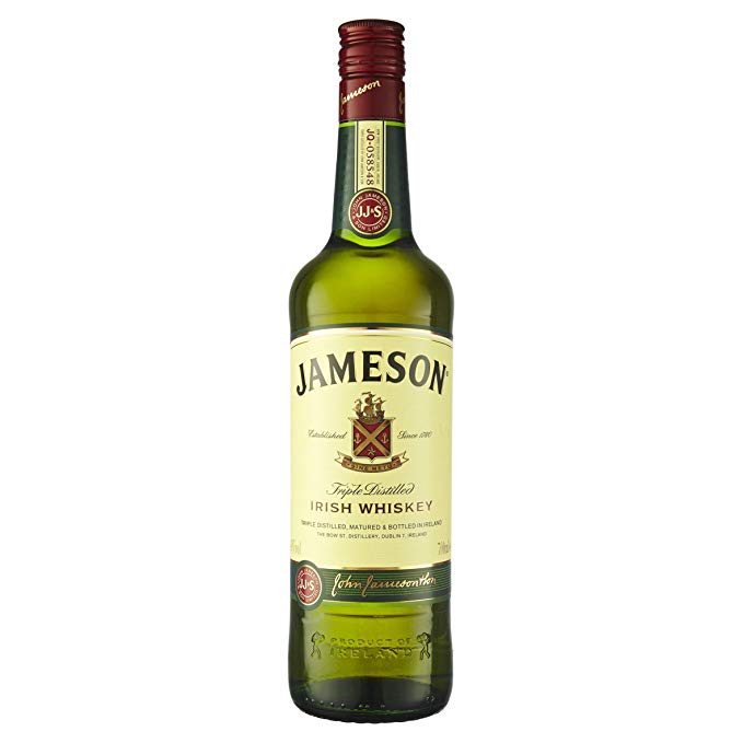 EVOLUTION OF THE JAMESON WHISKEY BOTTLE AND LABEL