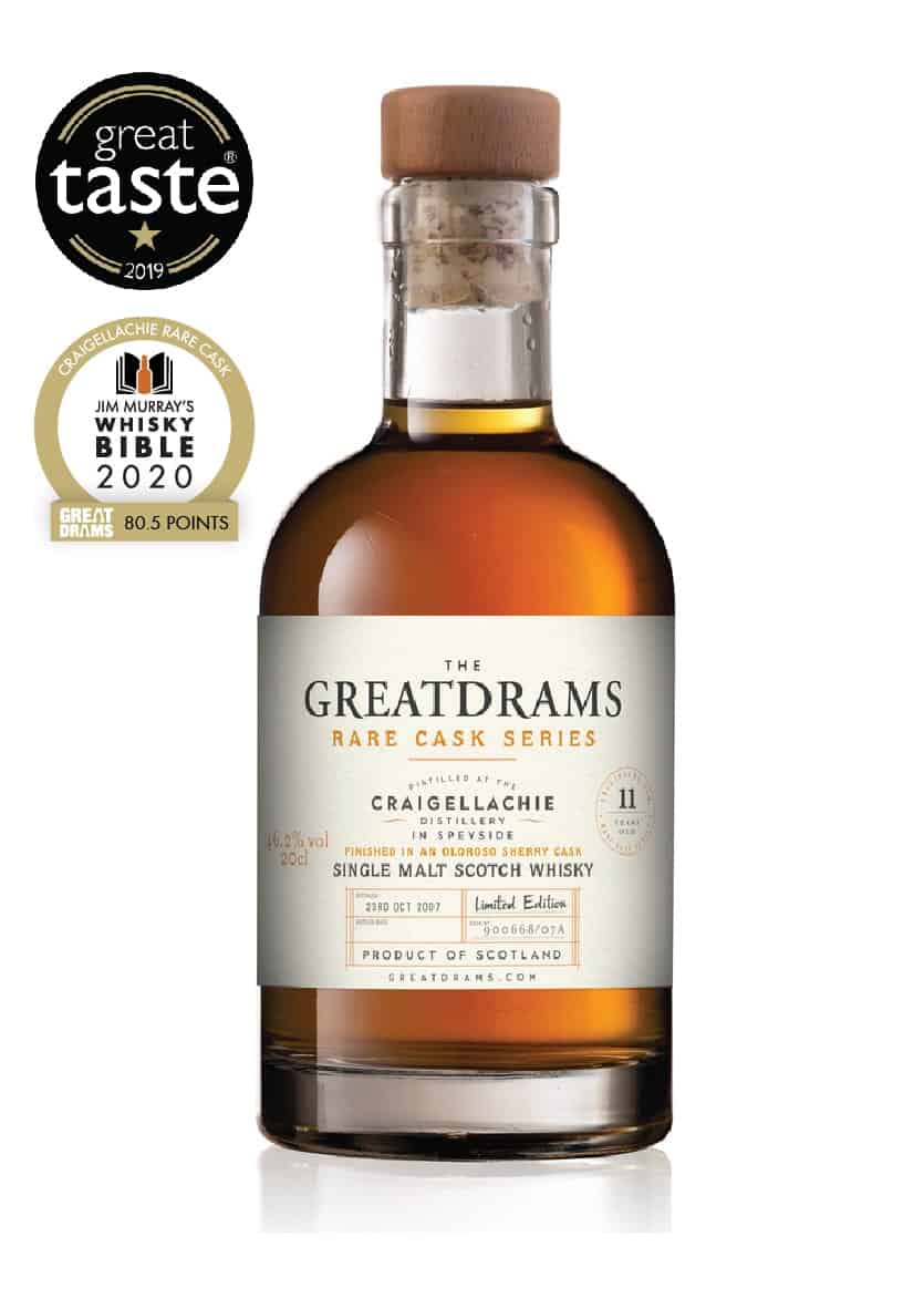 Craigellachie 11 Year Old Single Malt Rare Cask Series - GreatDrams