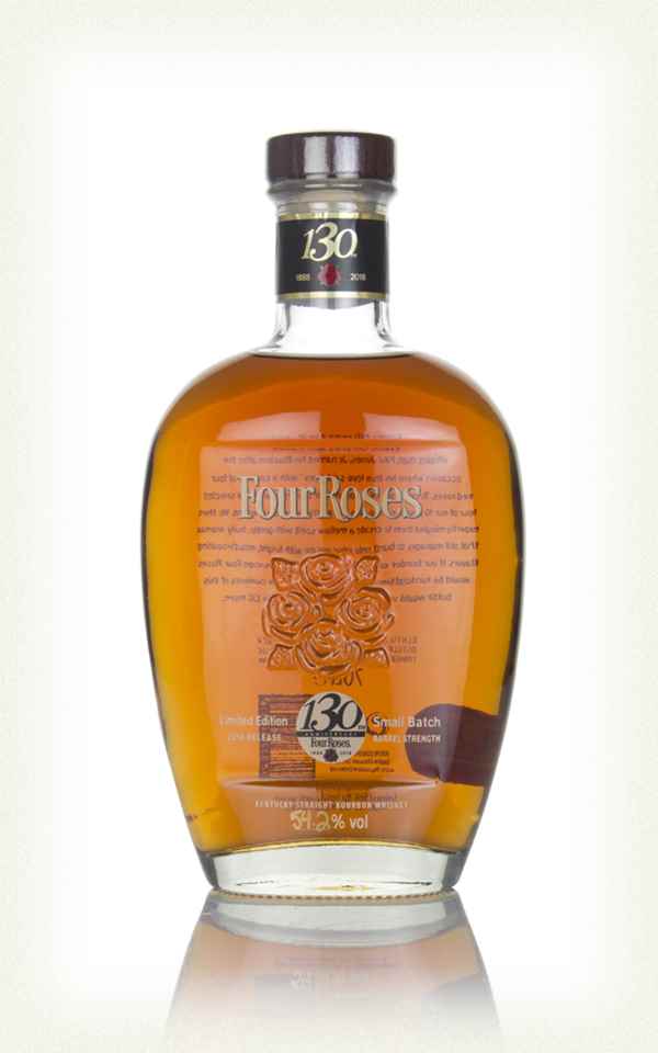 four roses small batch bourbon barrel strength 2018 130th anniversary whiskey