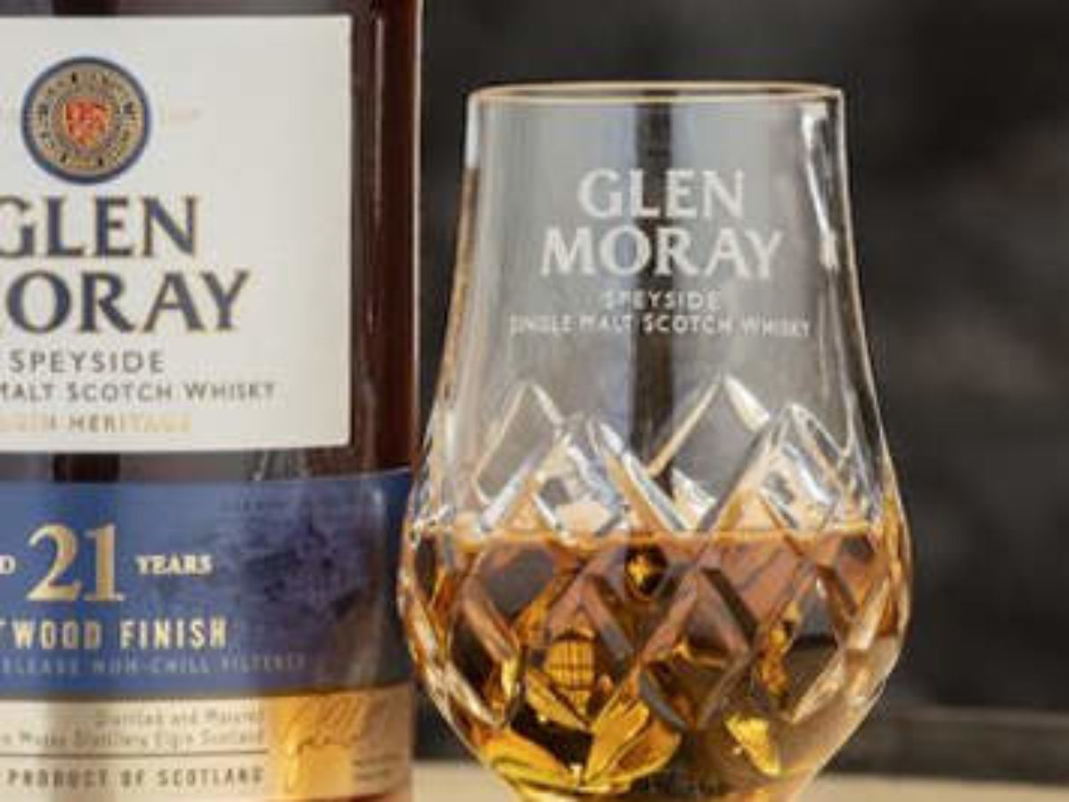 Glen Moray 21 Year Old Portwood Finished Single Malt Scotch Whisky