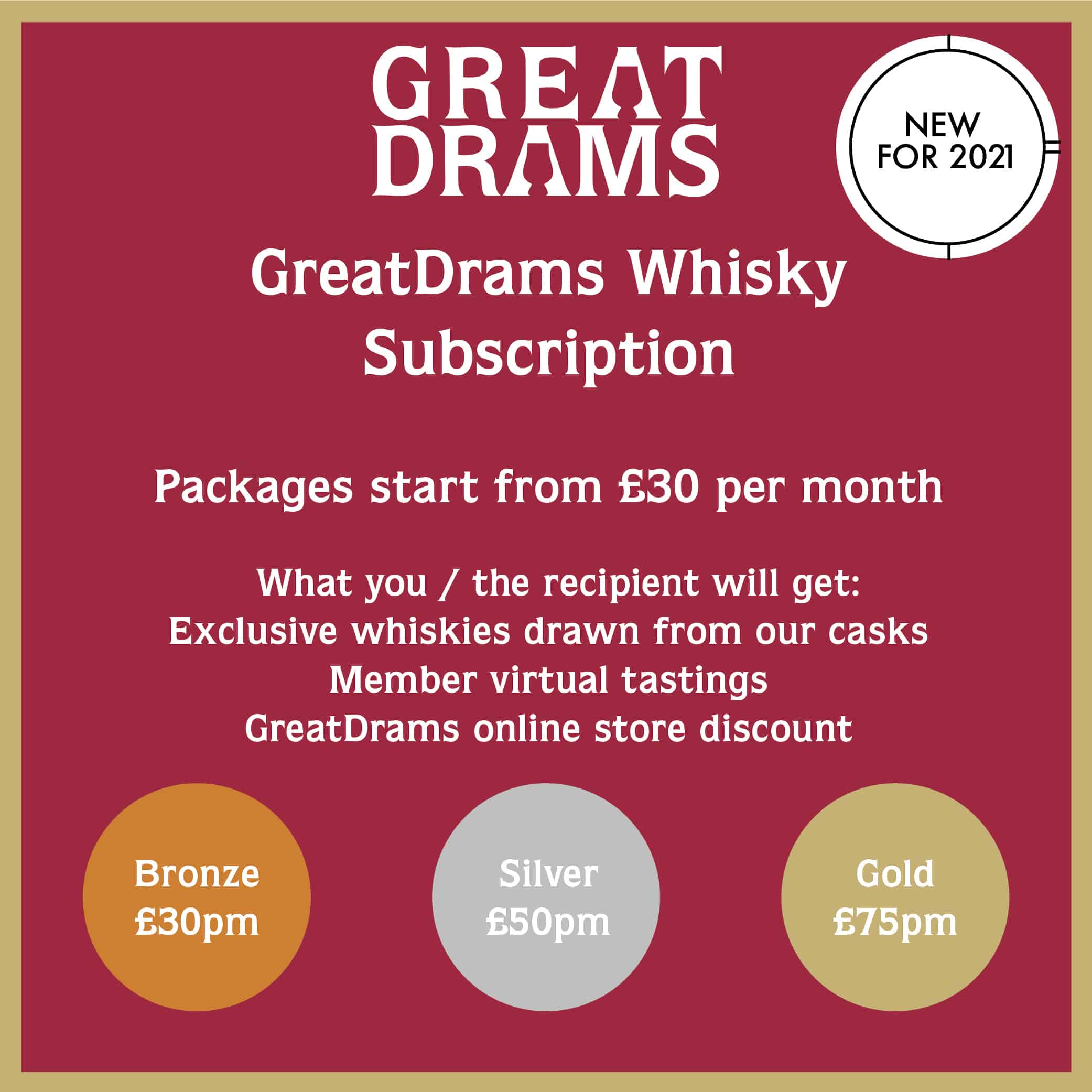 GreatDrams Whisky Subscription