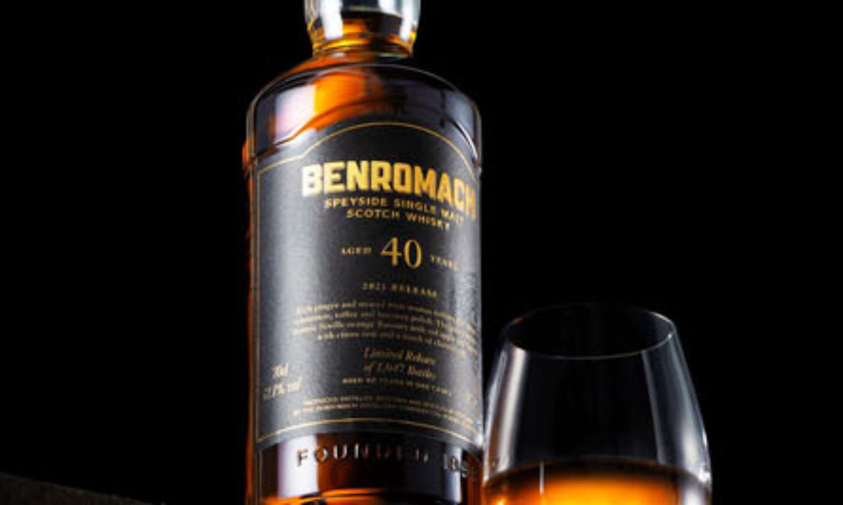 Benromach 40 Year Old Single Malt Speyside Scotch Whisky