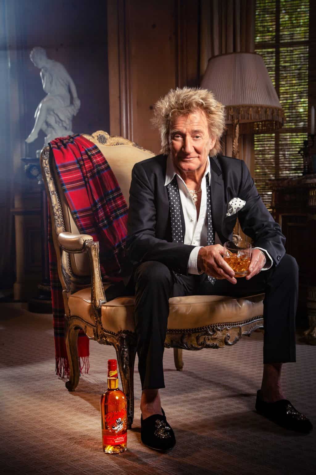 Legendary Rockstar Sir Rod Stewart Wolfie's Whisky