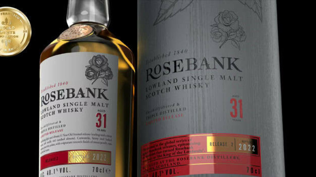 Rosebank 31 Year Old Whisky Scoops Gold in San Francisco