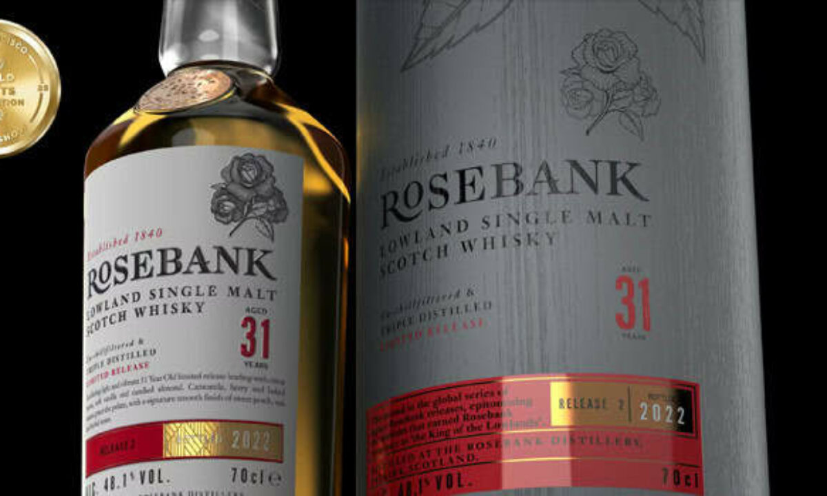 Rosebank 31 Year Old Whisky Scoops Gold in San Francisco
